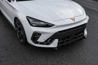 🔝2128 SPLITTER ADATTO PER CUPRA LEON 2024+ NERO LUCIDO🔝
