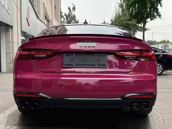 🔥DIFFUSORE ADATTO PER Audi A5 F5 Facelift S-Line (2020-up) Piano Black🔥