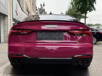 🔥DIFFUSORE ADATTO PER Audi A5 F5 Facelift S-Line (2020-up) Piano Black🔥