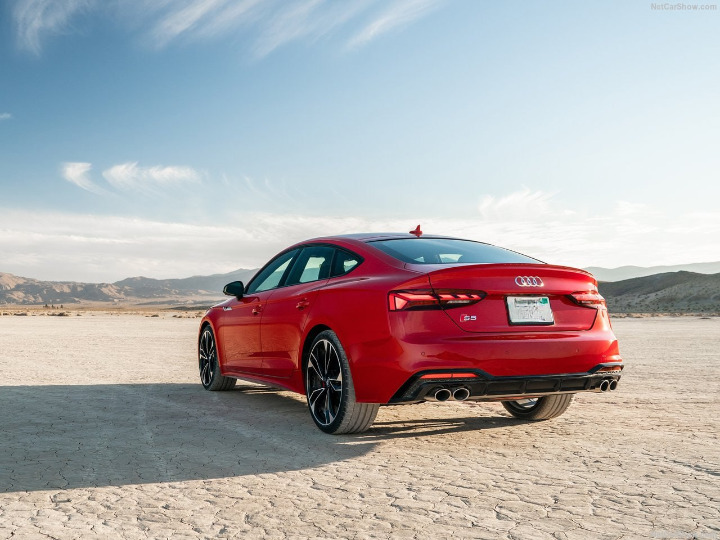 🔥DIFFUSORE ADATTO PER Audi A5 F5 Facelift S-Line (2020-up) Piano Black🔥