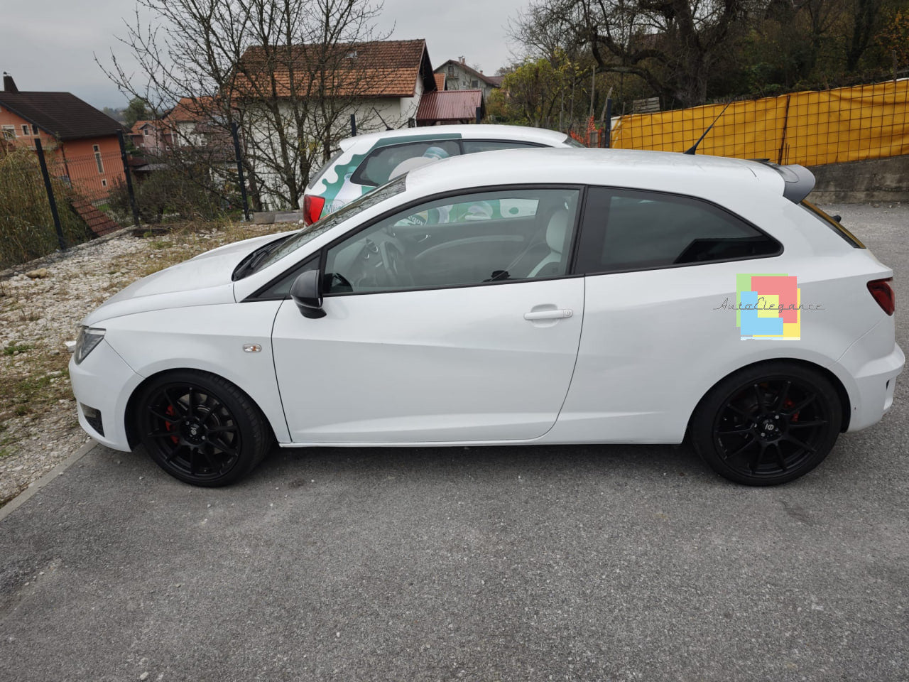 1585🔥SPOILER ADATTO PER SEAT IBIZA 6J 3 PORTE LOOK CUPRA DESIGN NERO LUCIDO🔥