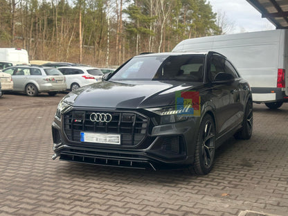 1837✨SPLITTER NERO LUCIDO ADATTO PER AUDI Q8 2018-2024 S-line SQ8 ✨