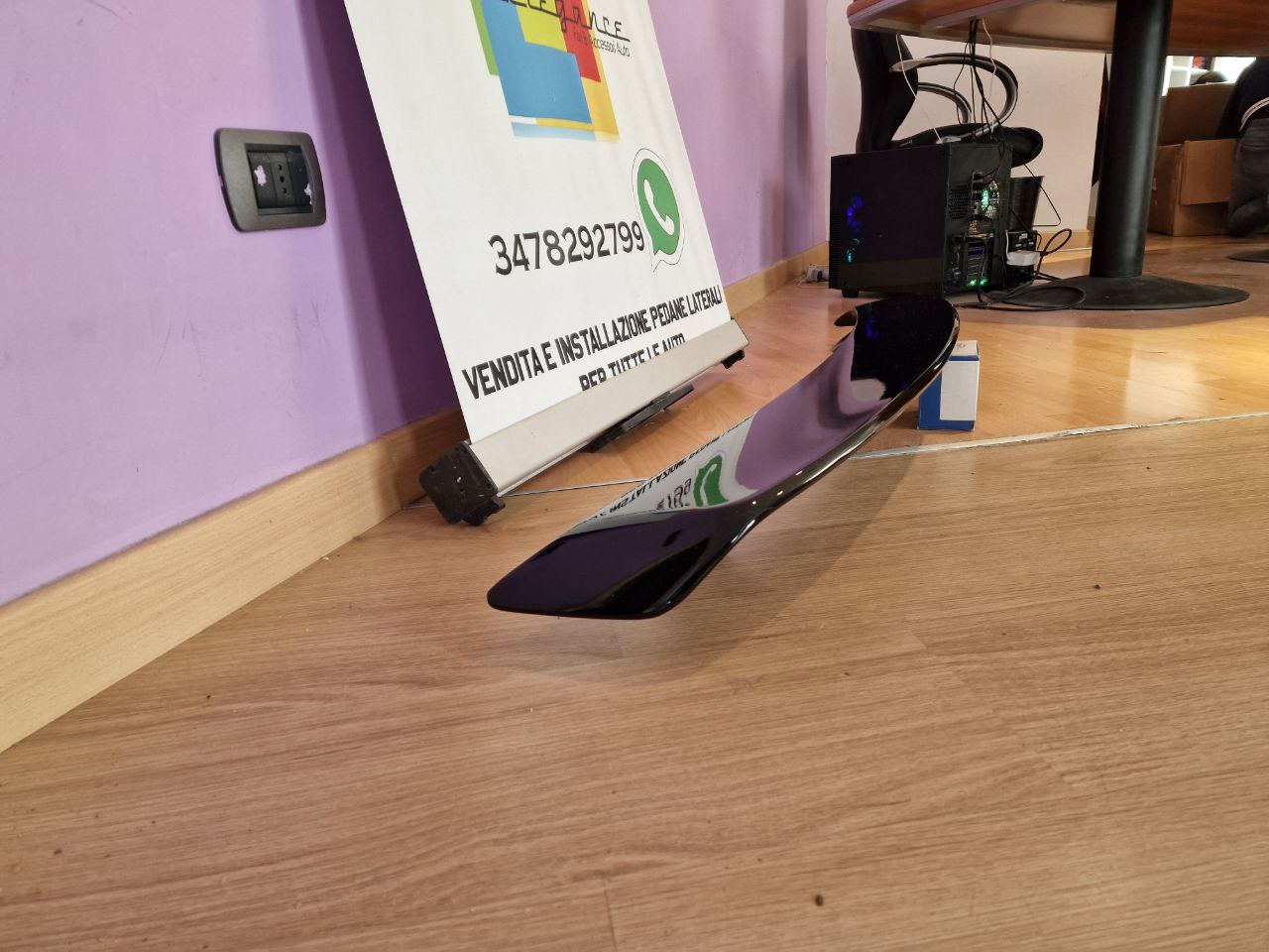 ART. 0959 SPOILER  AUDI  RSTT TT 8J TT   NERO LUCIDO