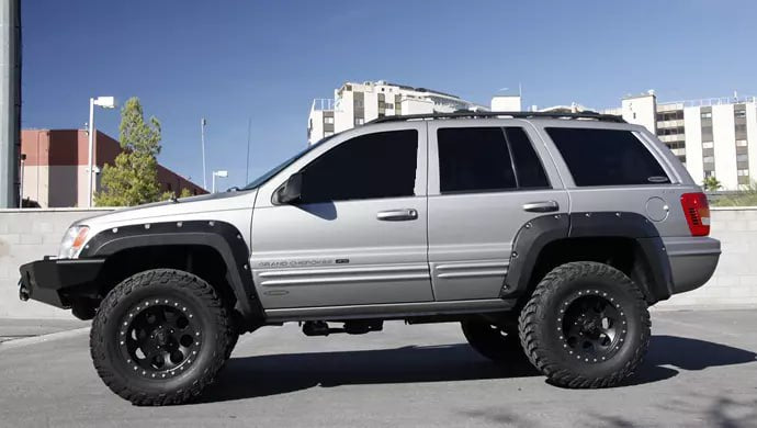 🔥PARAFANGHI ALLARGATI GRAND CHEROKEE WJ 1999-2004 GREZZI🔥