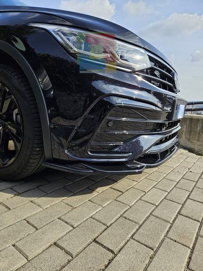 🔥SPLITTER VW TIGUAN 2020+ R RLINE NERO LUCIDO🔥