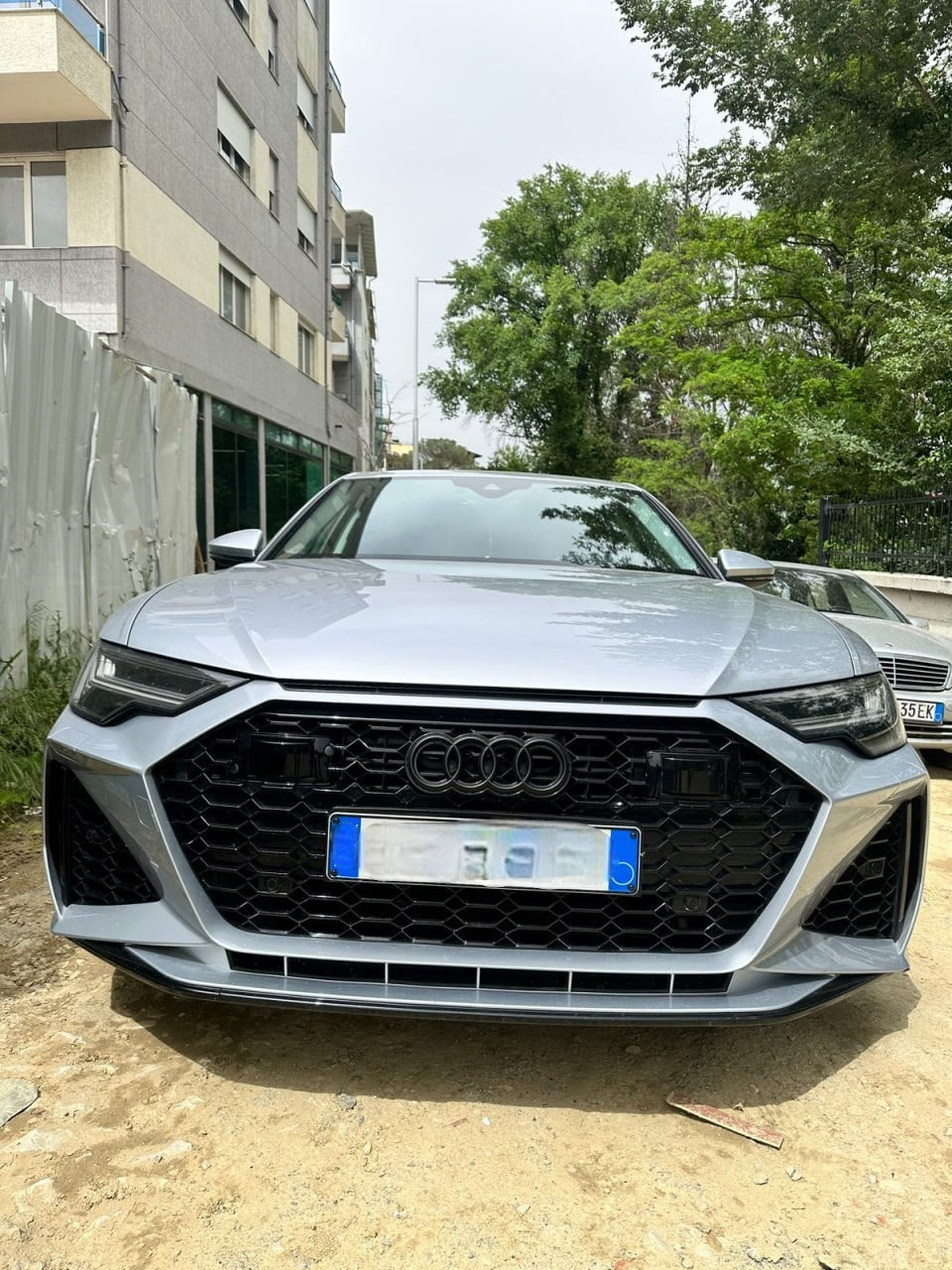 🔥2131 GRIGLIA A6 C8 2018+ LOOK RS6 RADAR NERO LUCIDO (TOP)🔥