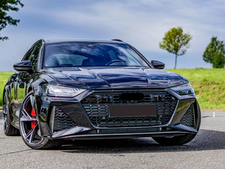 🔥2131 GRIGLIA A6 C8 2018+ LOOK RS6 RADAR NERO LUCIDO (TOP)🔥