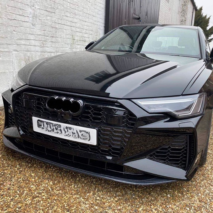 🔥2131 GRIGLIA A6 C8 2018+ LOOK RS6 RADAR NERO LUCIDO (TOP)🔥
