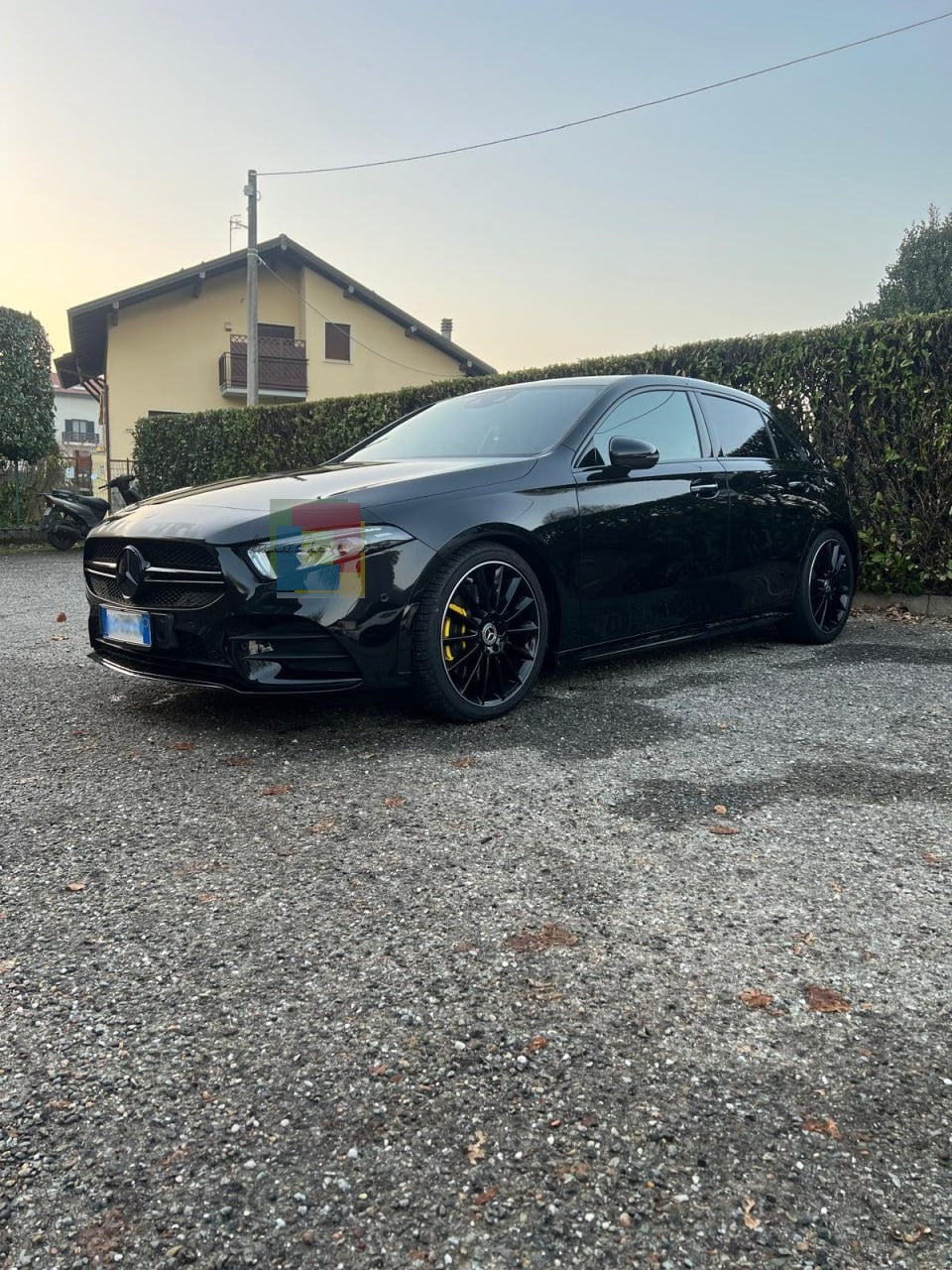 💥GRIGLIA ANTERIORE ADATTO A MERCEDES CLASSE AW177 18+ MASCHERINA AMG A35 NERA💥