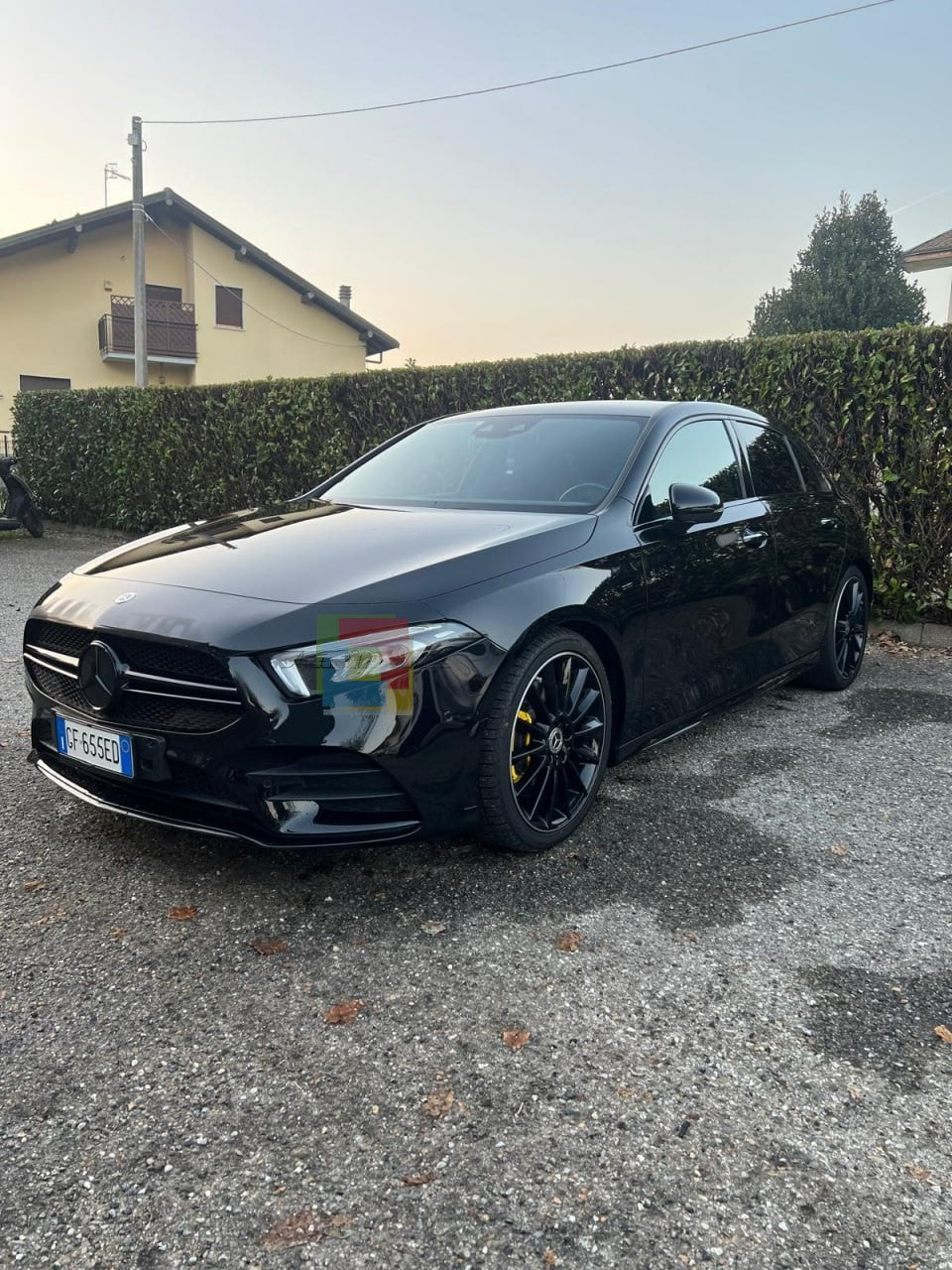 💥GRIGLIA ANTERIORE ADATTO A MERCEDES CLASSE AW177 18+ MASCHERINA AMG A35 NERA💥