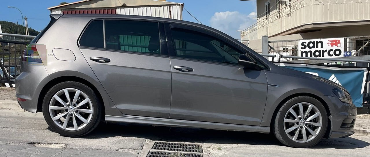SIDE SKIRTS VW GOLF 7 &amp; 7.5 2012-2019 VII ABS RLINE LOOK ABS 0108