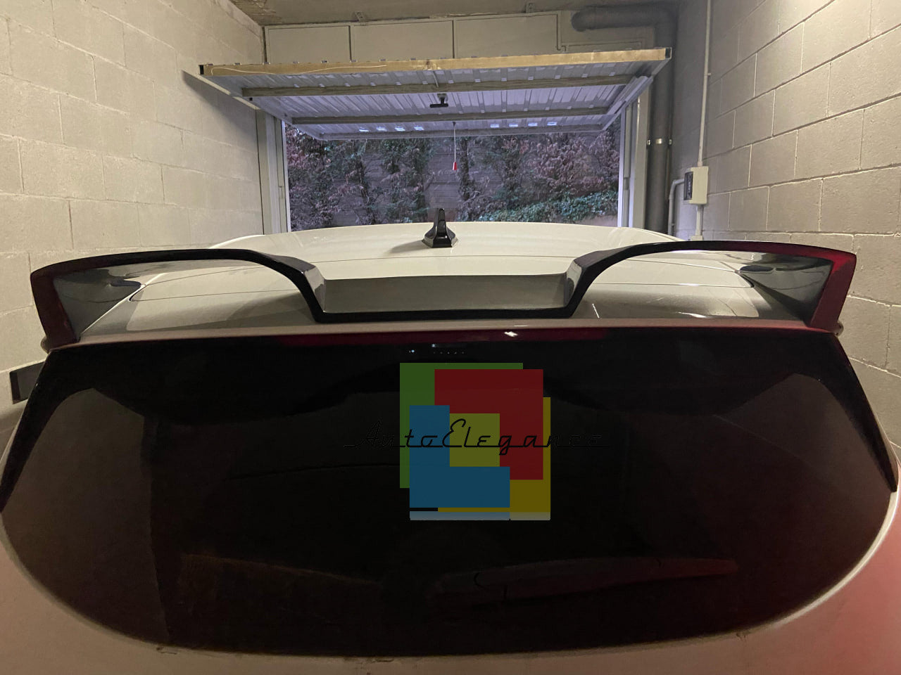 🔥1390 Spoiler adatto per renault clio 5 nero lucido rs per versione standard🔥