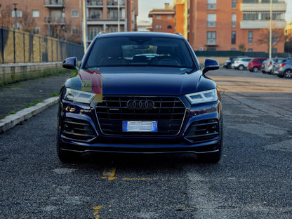1903🔥SPLITTER NERO LUCIDO COMPATIBILE PER AUDI Q5 2017-2020 SLINE SQ5🔥