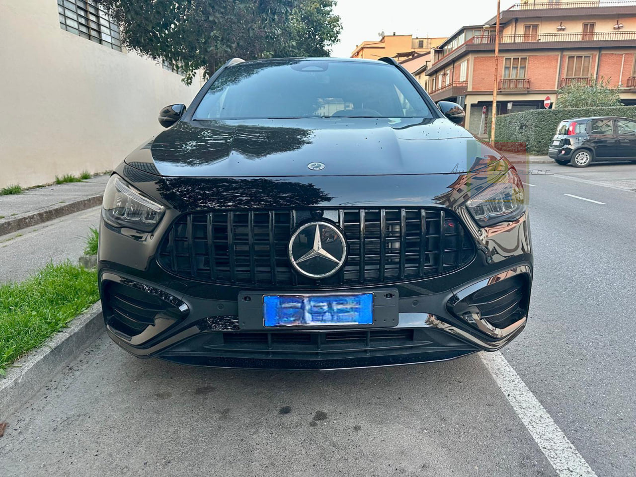 0818🔥GRIGLIA ANTERIORE  PER MERCEDES GLA H24720+ AMG PANAMERICANA NERA 🔥