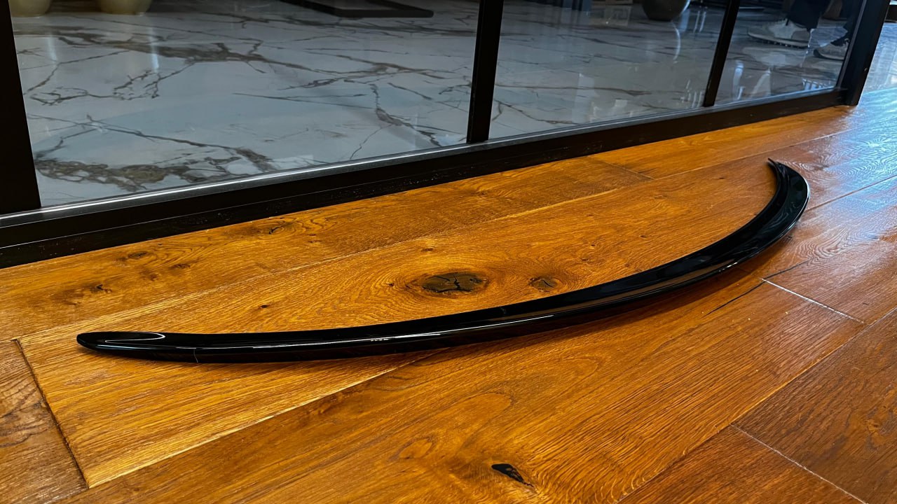 🔥0942 SPOILER ADATTO PER BENZ CLASSE E C238 (w213 coupe) 16-22 NERO LUCIDO🔥