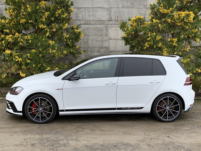 🔥2138 SOTTO MINIGONNE ADATTO PER VW GOLF 7 2012-2020 LOOK GTI NERO OPACO🔥