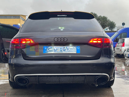 1263🔥DIFFUSORE IN ABS RS4 SOTTO PARAURTI AUDI A4 B8 8K 2008-12 AVANT BERLINA🔥