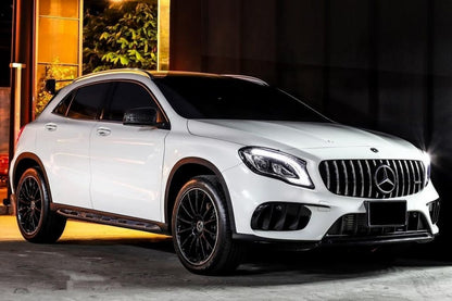 🔥2136 GRIGLIA ADATTA PER MERCEDES BENZ GLA X156 2017-2019 LOOK GT CROMATA🔥