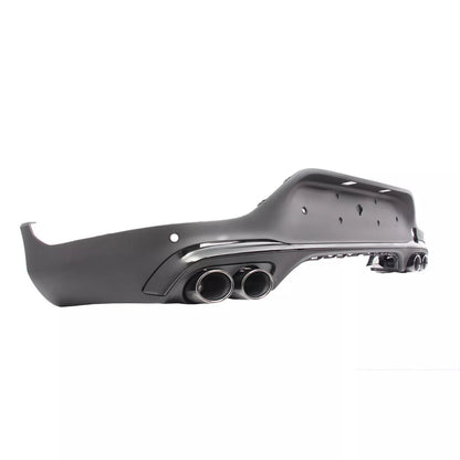 ART.2144 DIFFUSORE GLC C253 2015-2019 AMG COUPE LOOK GLC43 NERO + TERMINALI