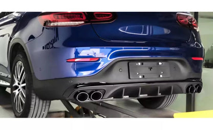 🔥2144 DIFFUSORE PER MERCEDES GLC C253 15-20 COUPE LOOK GLC43 AMG + TERMINALI🔥