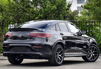🔥2144 DIFFUSORE PER MERCEDES GLC C253 15-20 COUPE LOOK GLC43 AMG + TERMINALI🔥