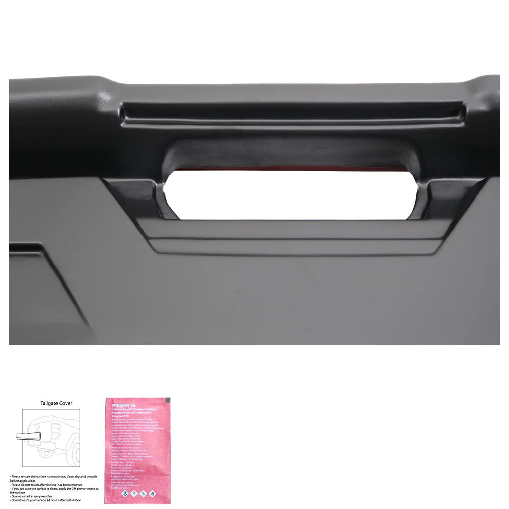🔥2152 PROTEZIONE PORTELLONE ADATTO PER NAVARA NP300 (D23) 14-2021 NERO OPACO🔥