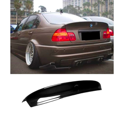 2154🔥SPOILER ADATTO PER BMW SERIE 3E46 1997-2006 BERLINA LOOK CSL NERO LUCIDO🔥