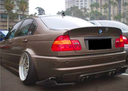 2154🔥SPOILER ADATTO PER BMW SERIE 3E46 1997-2006 BERLINA LOOK CSL NERO LUCIDO🔥