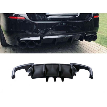 ⭐2156 DIFFUSORE ADATTO PER BMW SERIE 5 F10 F11 LOOK VORSTAINER ABS NERO 2+2⭐