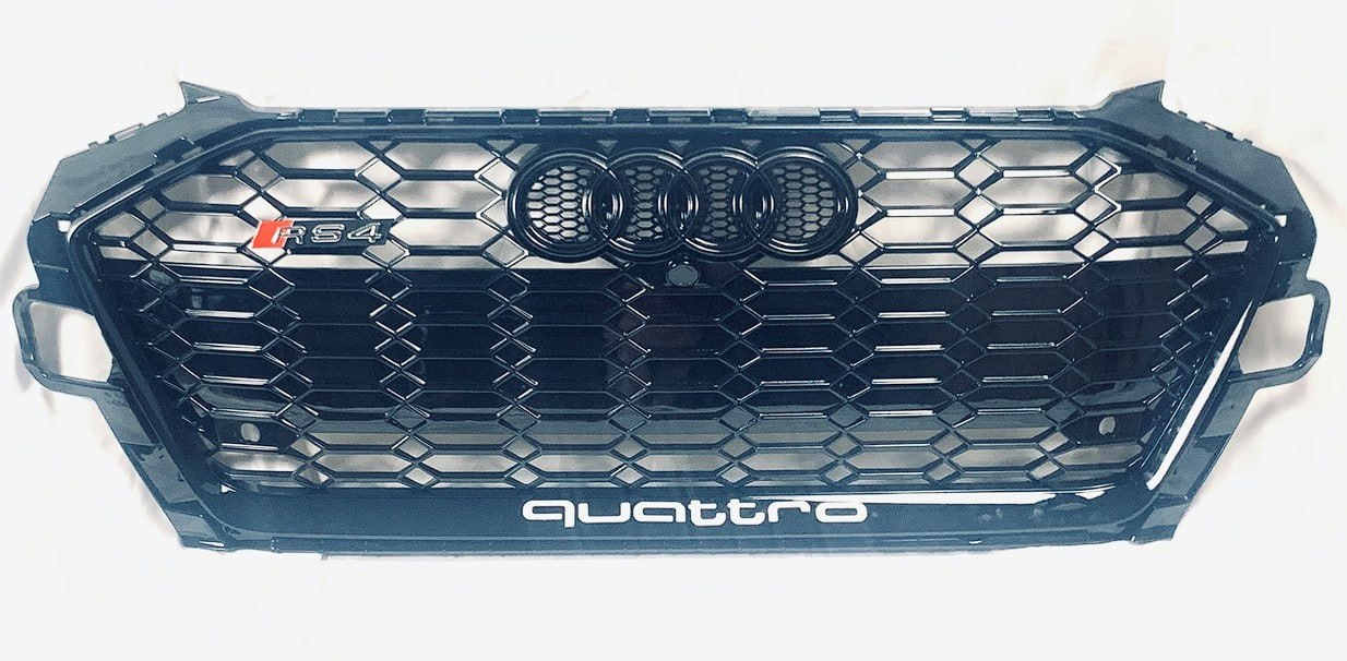❤️‍🔥GRIGLIA A4 B9 2020+ LOOK RS4 NERO LUCIDA❤️‍🔥