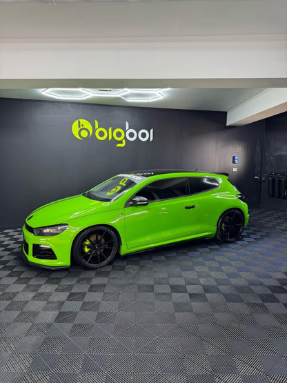 ART. 0155🔥SPLITTER SCIROCCO 2008-2013 R R-LINE NERO LUCIDO 🔥