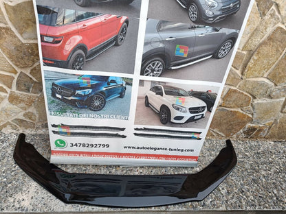 ART. 0155🔥SPLITTER SCIROCCO 2008-2013 R R-LINE NERO LUCIDO 🔥