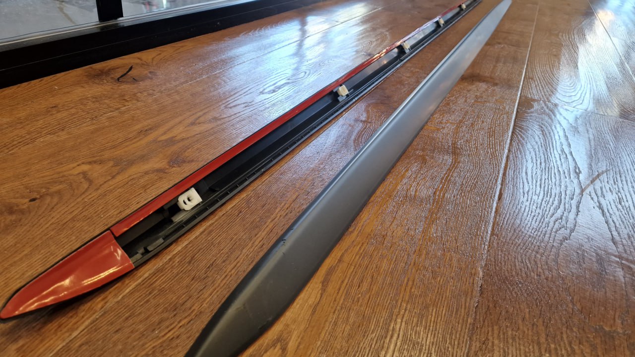 ⭐2164 COPPIA MINIGONNE LATELARI ADATTO PER AUDI a6 c7 da verniciare look S line⭐