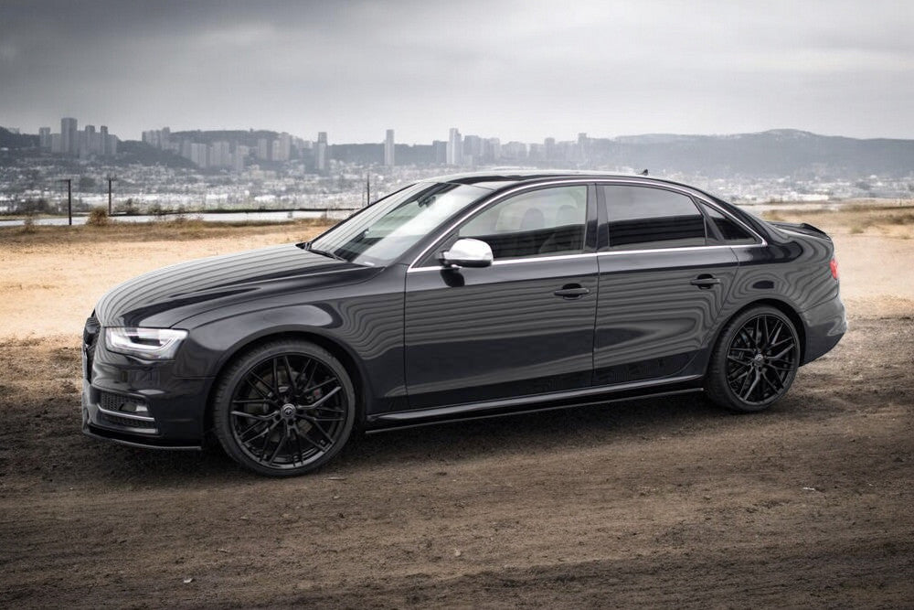 🔥2164 coppia minigonne laterali AUDI A4 da verniciare look S line🔥