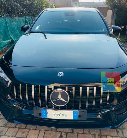 🔥0221 PARAURTI ANTERIORE ADATTO PER MERCEDES CLASSE A W177 LOOK AMG A45S A45🔥