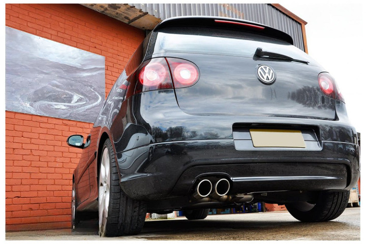 🔥2165 DIFFUSORE ADATTO PER VW GOLF 5 LOOK GTI 30TH NERO OPACO🔥
