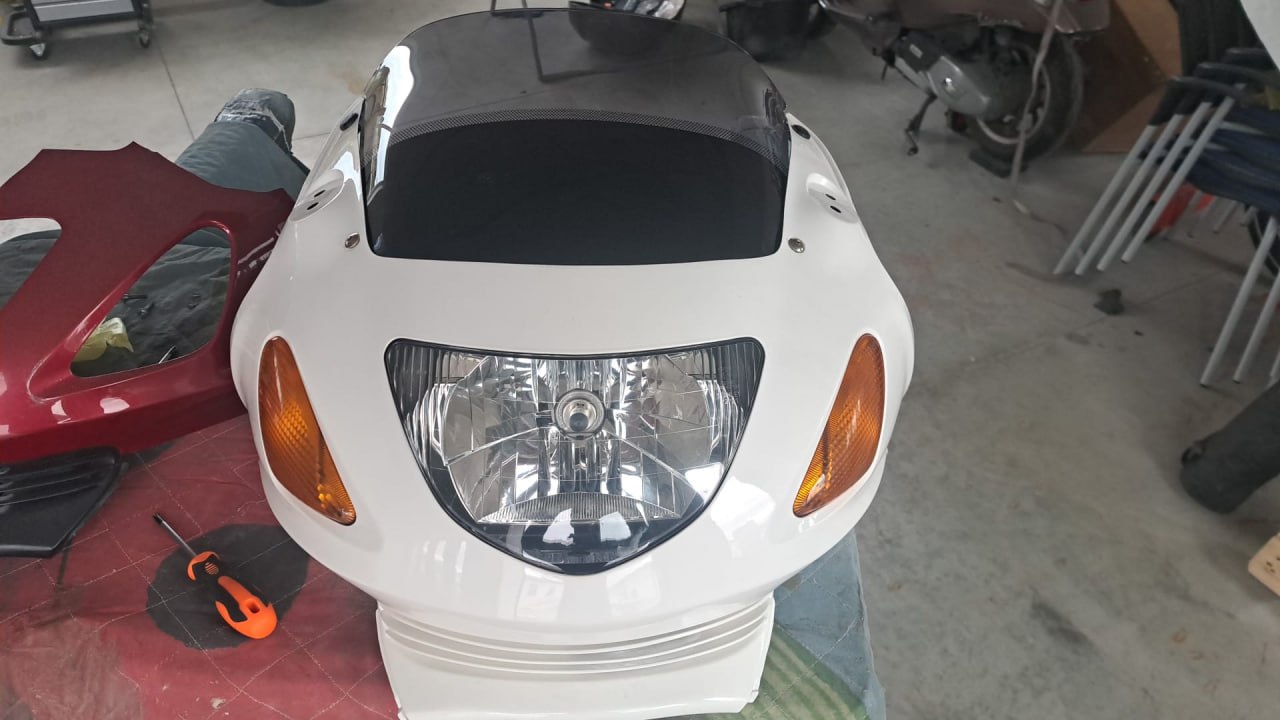 🔥HONDA NTV 650 DEAUVILLE - CARENATURA ANTERIORE, MUSO, CALANDRA NUOVO++🔥