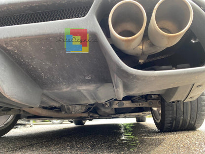 ⭐0345 DIFFUSORE ADATTO PER  GIULIA 16-21 STANDARD LOOK QUADRIFOGLIO NERO LUCIDO⭐