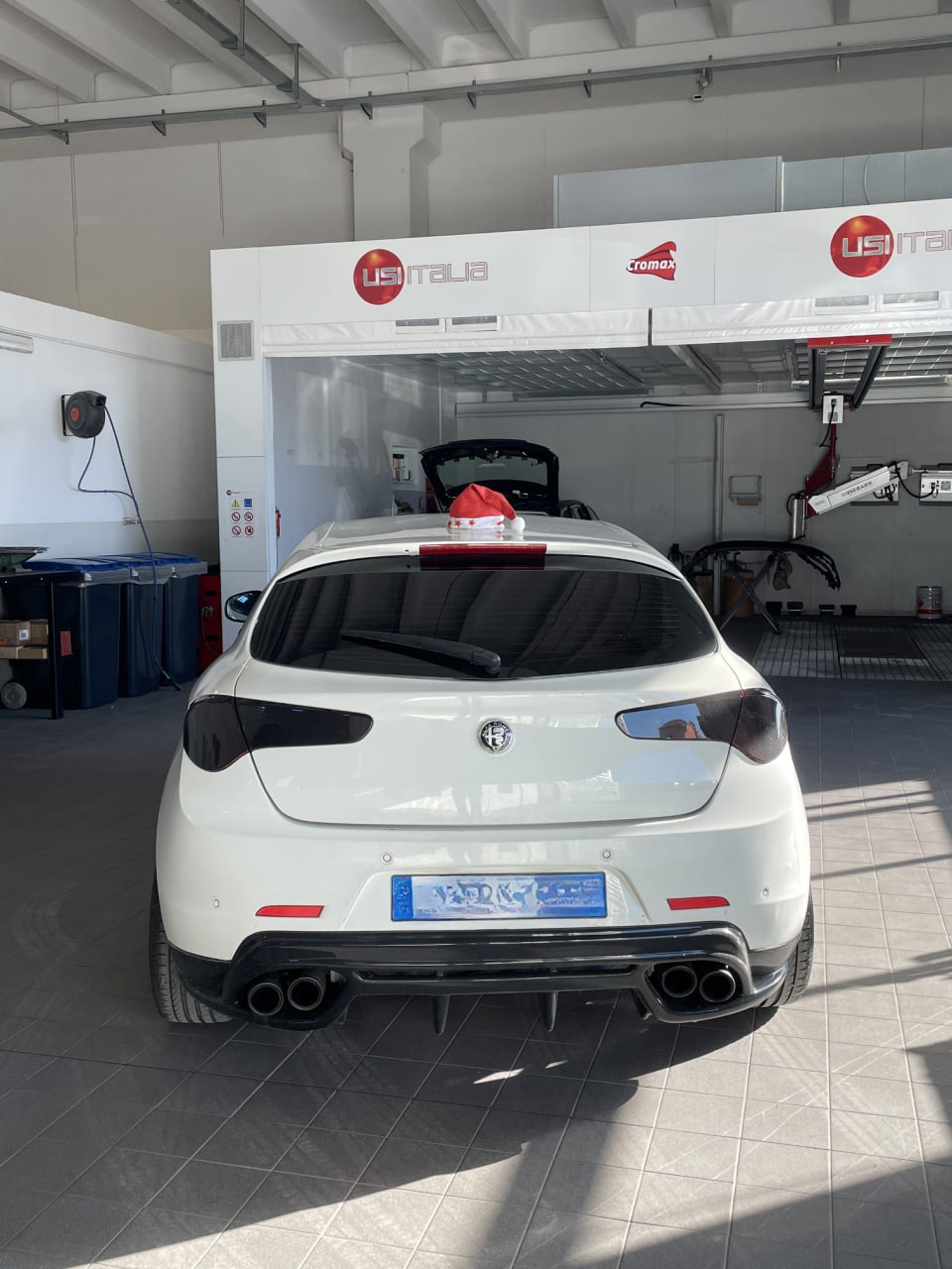 ⭐ 0405 🔥 DIFFUSORE POSTERIORE ADATTO PER ALFA ROMEO GIULIETTA NERO LUCIDO🔥
