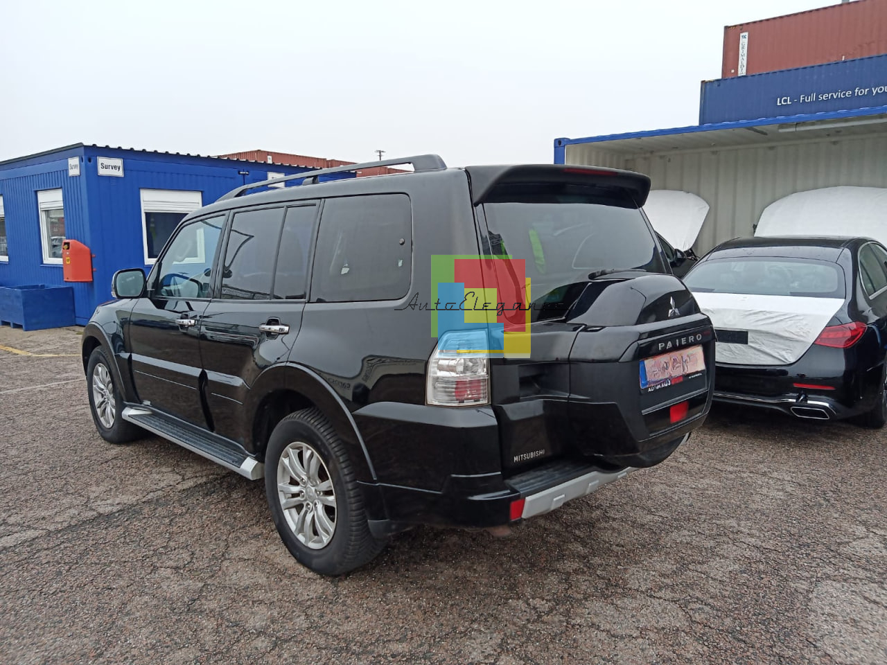 0135⭐MITSUBISHI PAJERO 06-14 ALETTONE LOOK SPORTIV SPOILER POSTERIORE SUL TETTO⭐