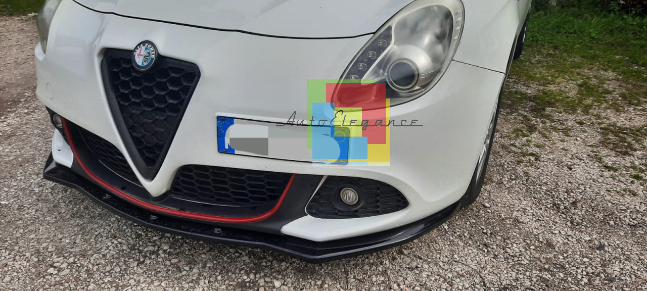 🔥💥1842 SPLITTER ADATTO PER ALFA ROMEO GIULIETTA 2010-2020 NERO LUCIDO💥🔥
