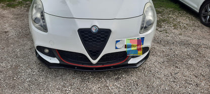🔥💥1842 SPLITTER ADATTO PER ALFA ROMEO GIULIETTA 2010-2020 NERO LUCIDO💥🔥