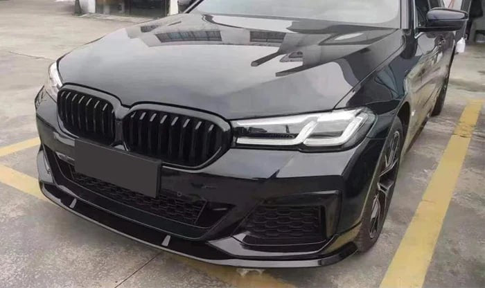 🔥2171 SPLITTER ADATTO PER BMW SERIE 5 G30 G31 2020+ MSPORT NERO LUCIDO🔥