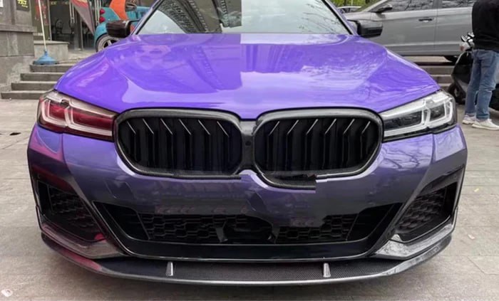 🔥2171 SPLITTER ADATTO PER BMW SERIE 5 G30 G31 2020+ MSPORT NERO LUCIDO🔥