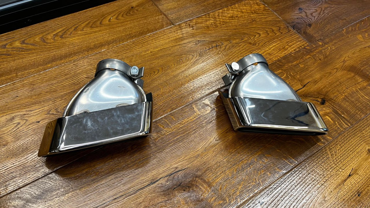 🔥2172 TERMINALI ADATTO PER BMW SERIE 5 F10 F11 2013-2017 CROMATI🔥