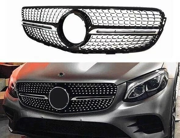 ⭐2175 GRIGLIA ADATTO PER MERCEDES BENZ GLC X253 2015-2018 DIAMANT⭐