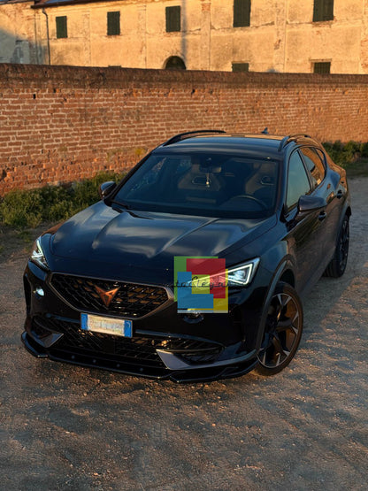 🔥⭐1340 SPLITTER ADATTO PER CUPRA FORMENTOR 2020+ NERO LUCIDO🔥⭐