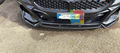 ⭐0212⭐SPLITTER ANTERIORE ADATTO PER BMW Z4 G29 2018+ M LOOK SPORT NERO LUCIDO 🔥