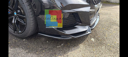 ⭐0212⭐SPLITTER ANTERIORE ADATTO PER BMW Z4 G29 2018+ M LOOK SPORT NERO LUCIDO 🔥