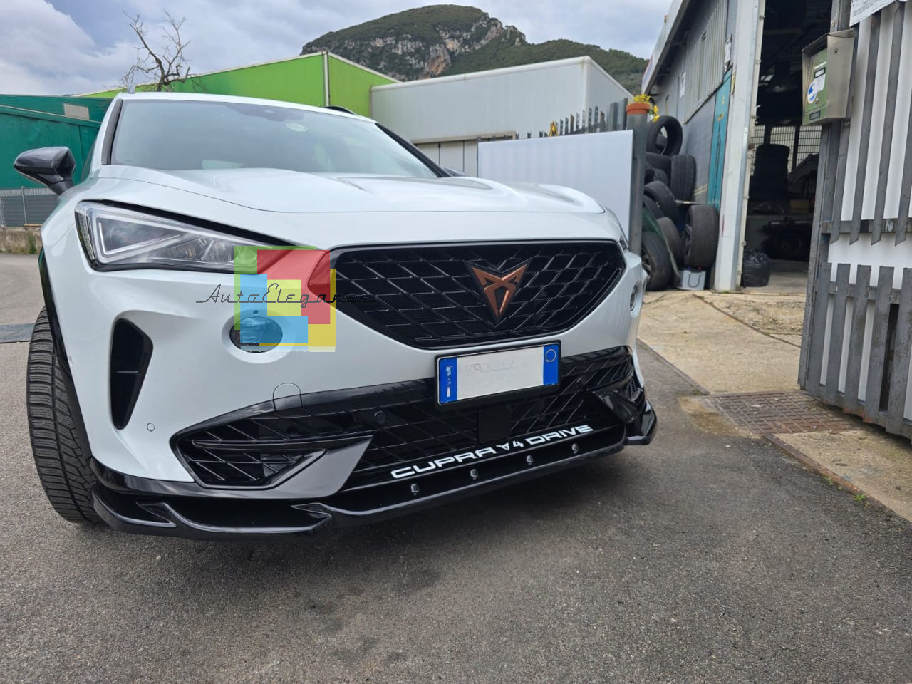 💥1340 SPLITTER ADATTO PER CUPRA FORMENTOR 2020+ NERO LUCIDO💥
